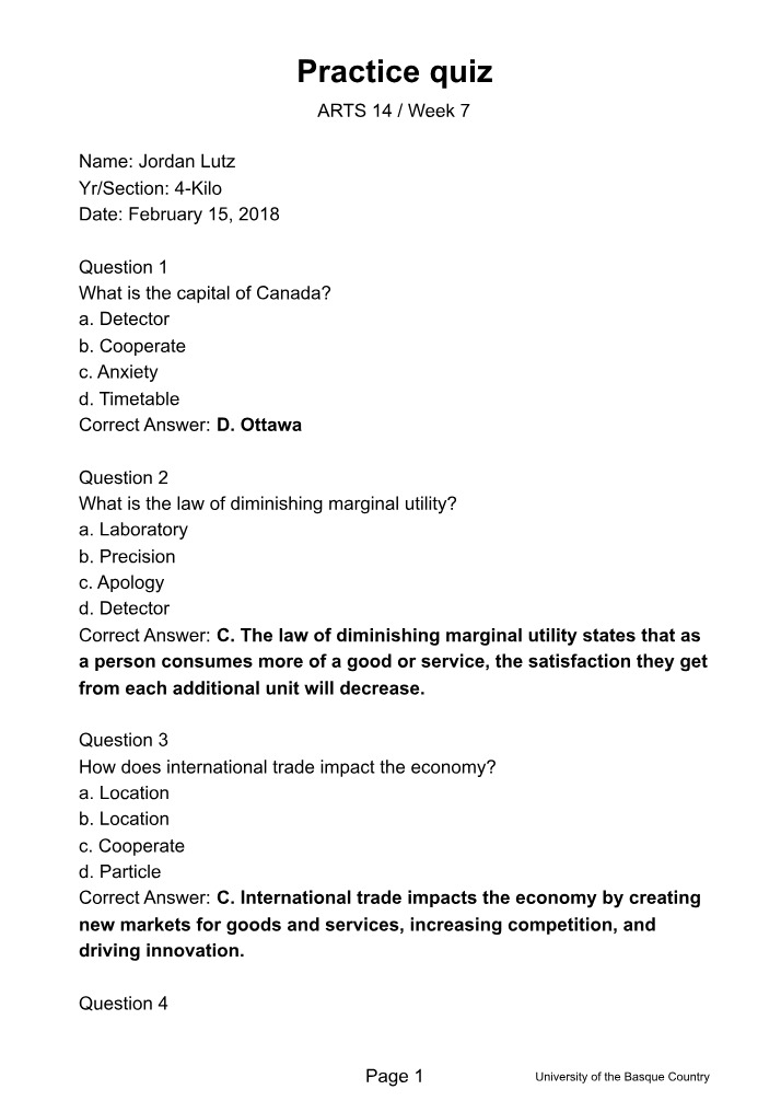 ARTSGENERAL Course Document