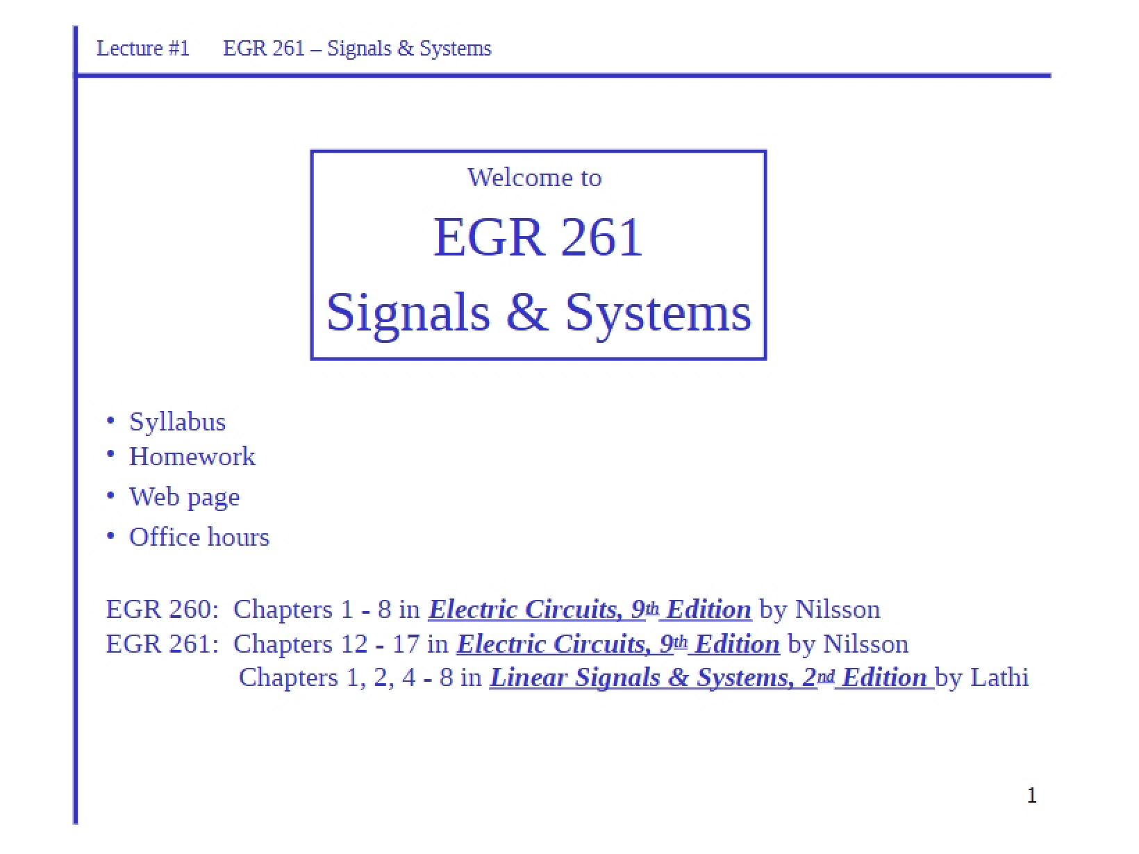 Signals and Systems Notes