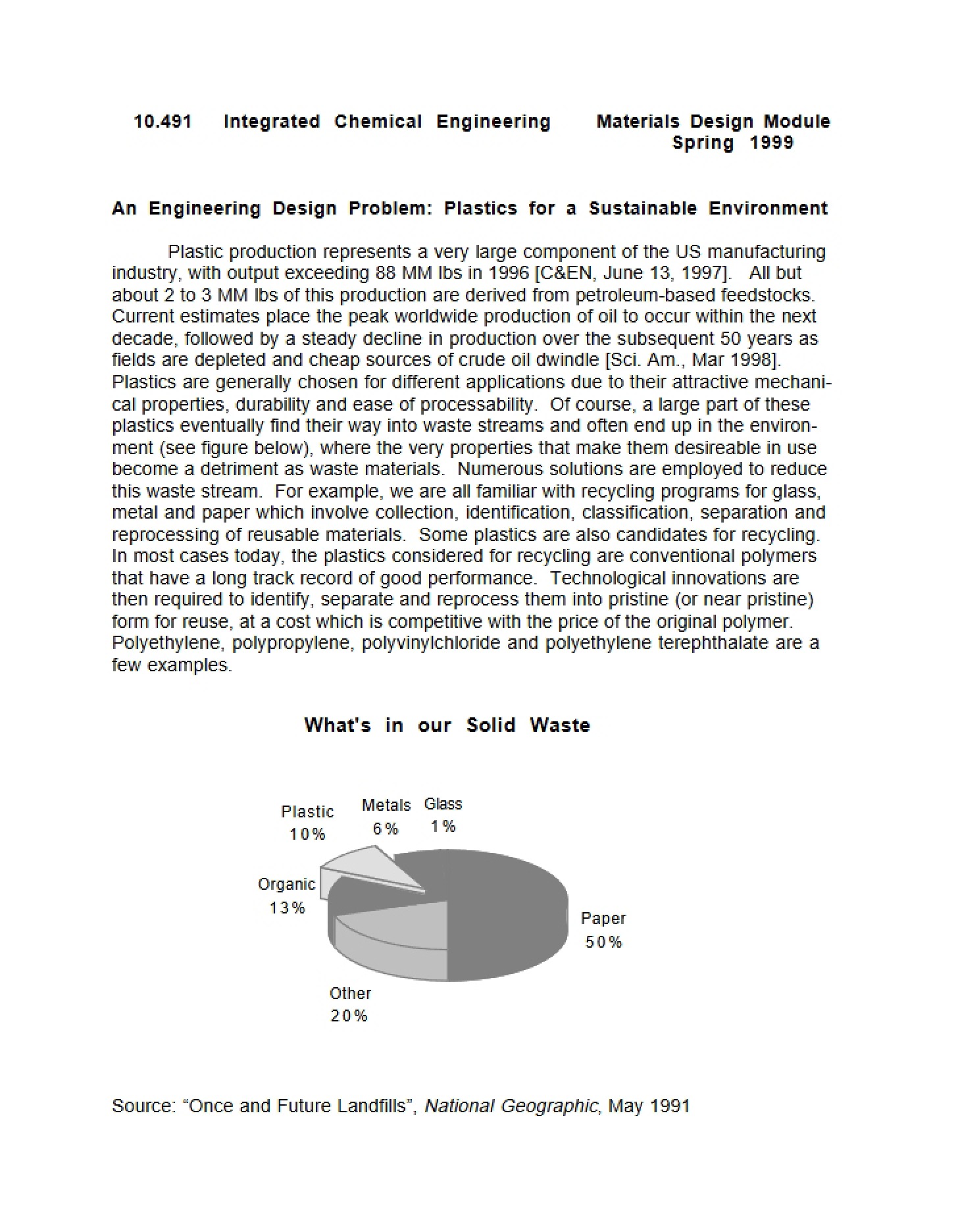 Chemical Engineering Integration