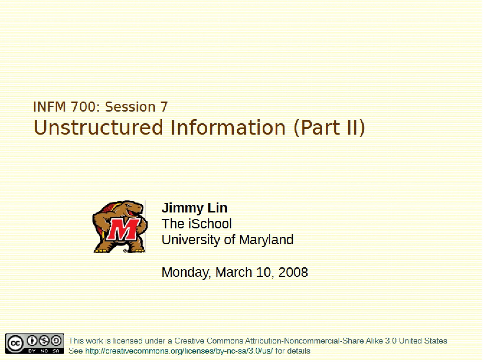 Information (Unstructured)