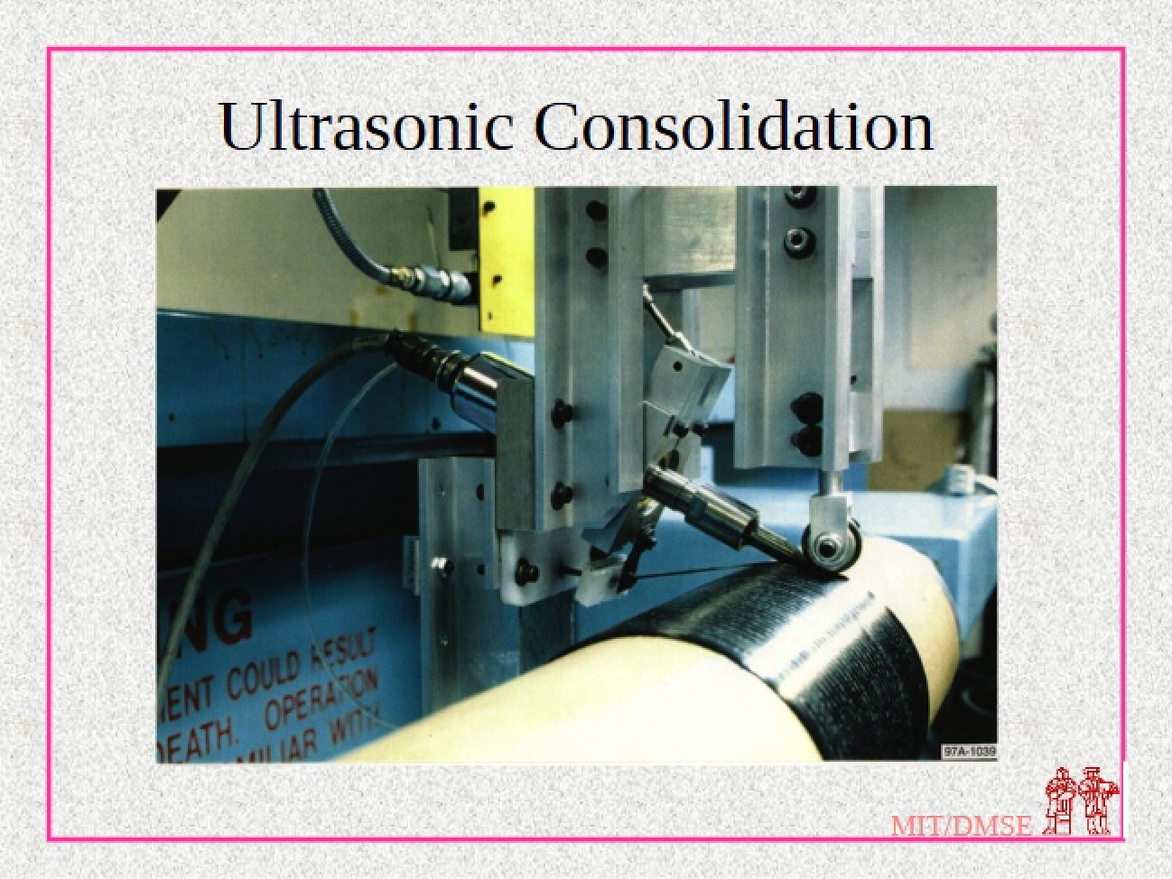 Consolidation via Ultrasonics