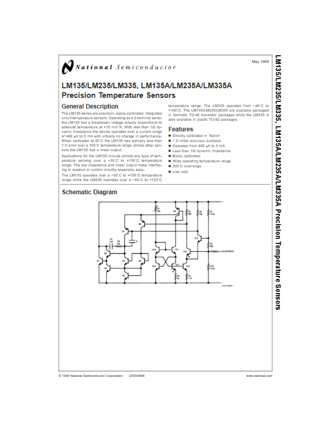 Introduction to the LM135 Sensor