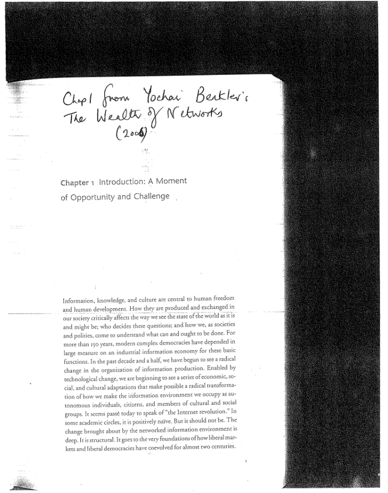 Media Transformation Intro (Ch 1)
