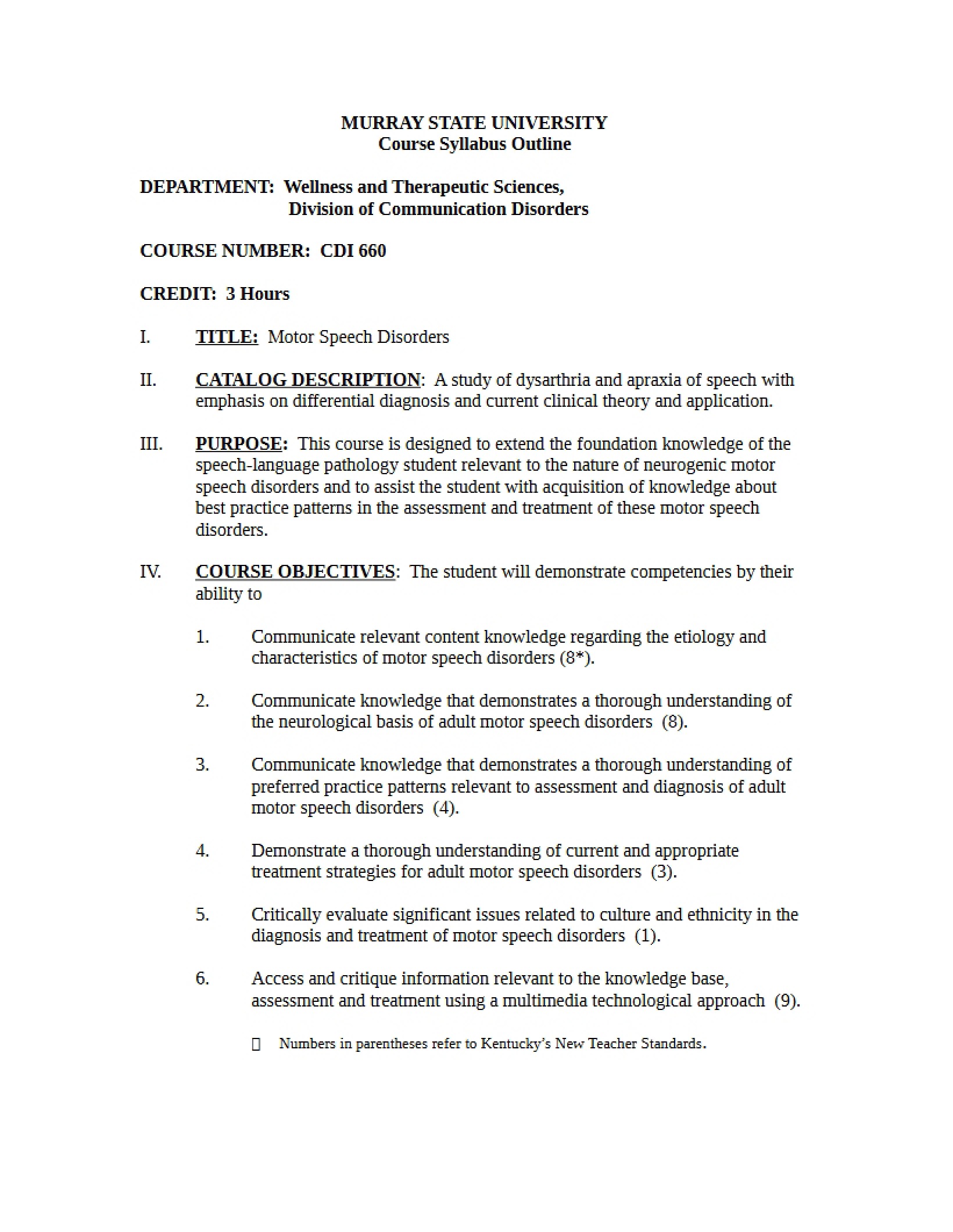 Syllabus