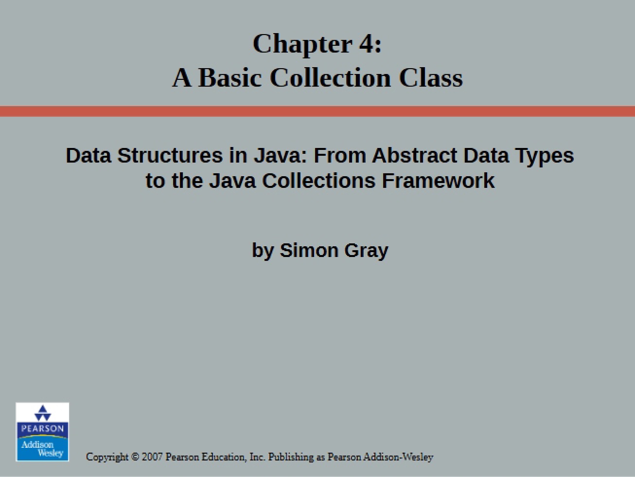 Basic Collection Class from Chapter 4