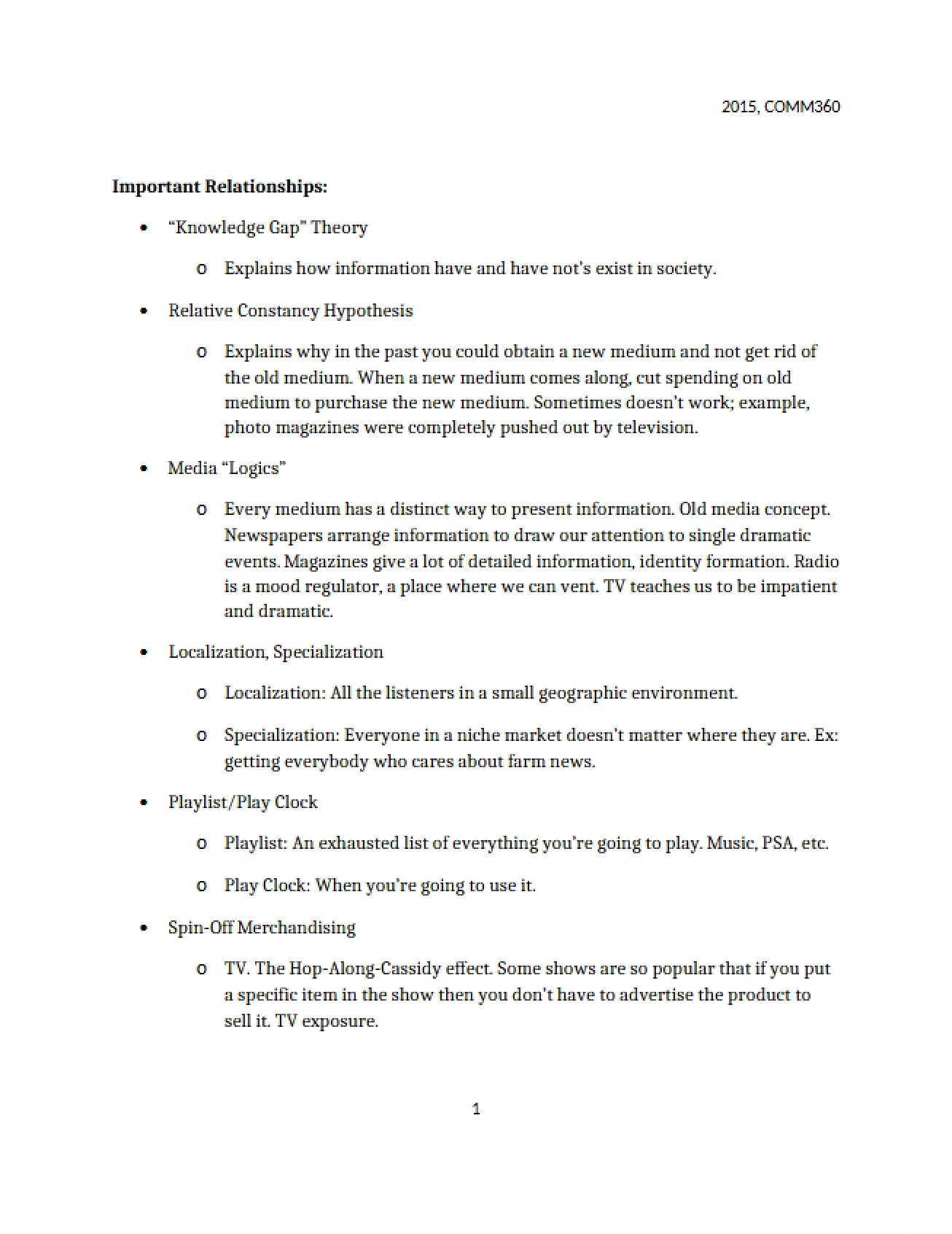 Overview of the Knowledge Gap Theory