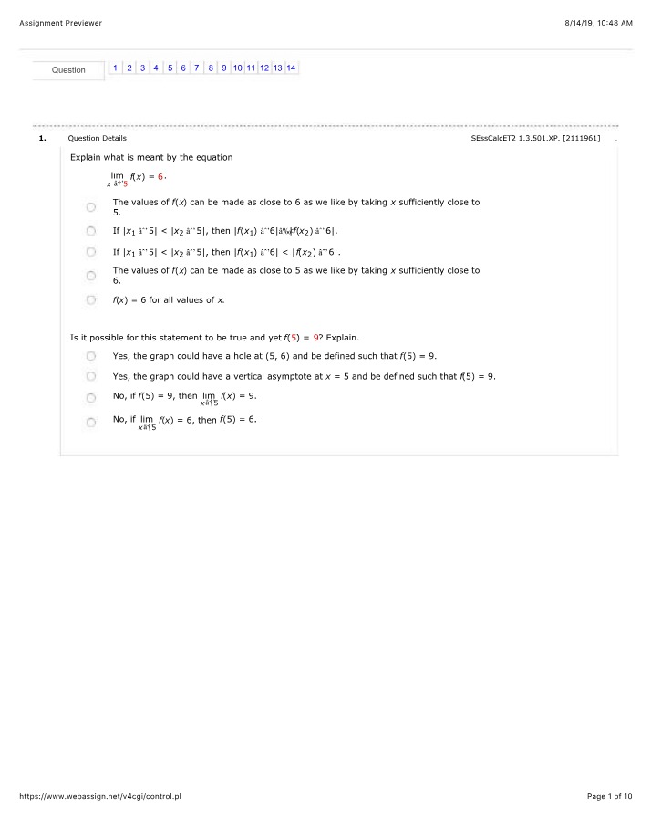 MATH 250A - Homework 1