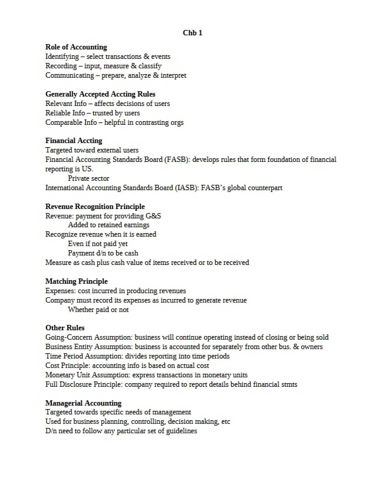 General Notes