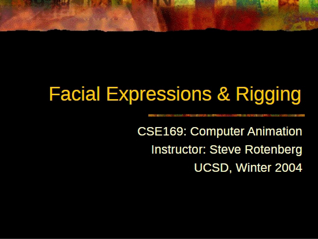 Rigging Systems and Facial Expressions