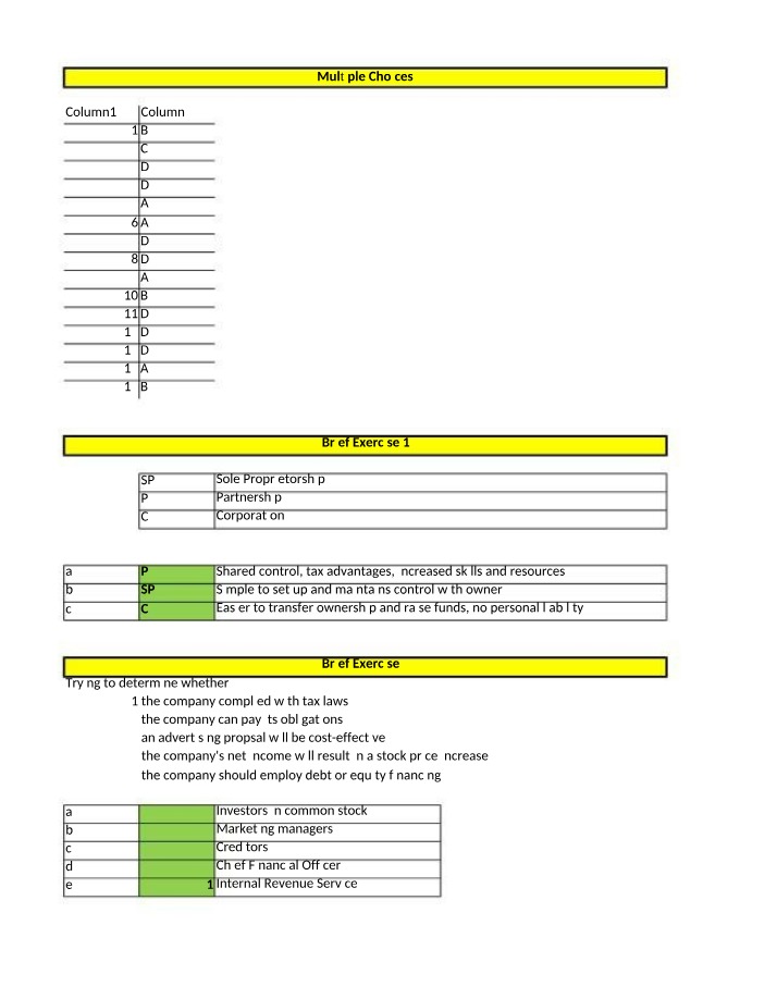 Chapter 1 - Class Activity