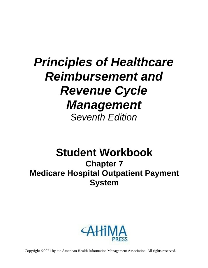 Hospital Outpatient Payment System - Medicare