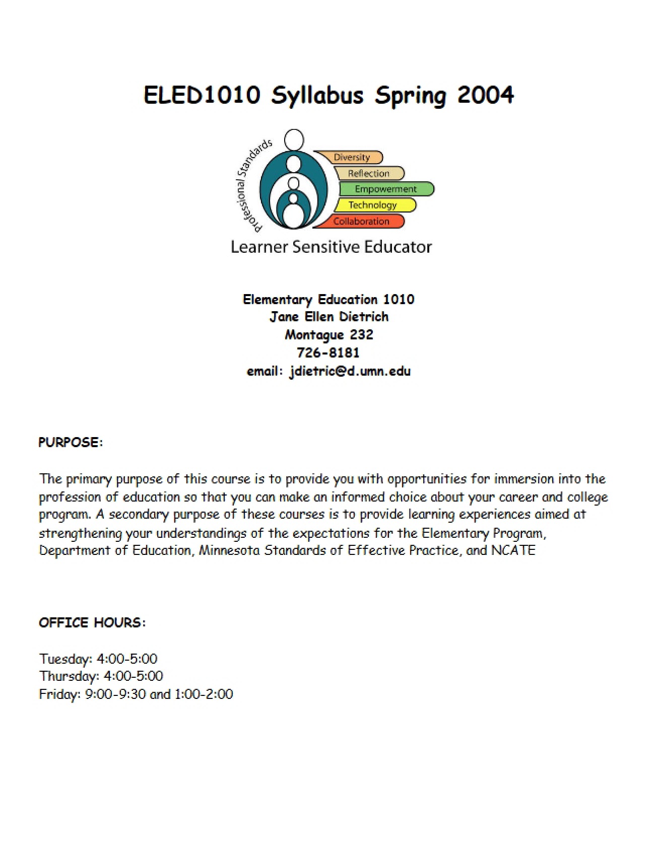 Spring 2004 Syllabus