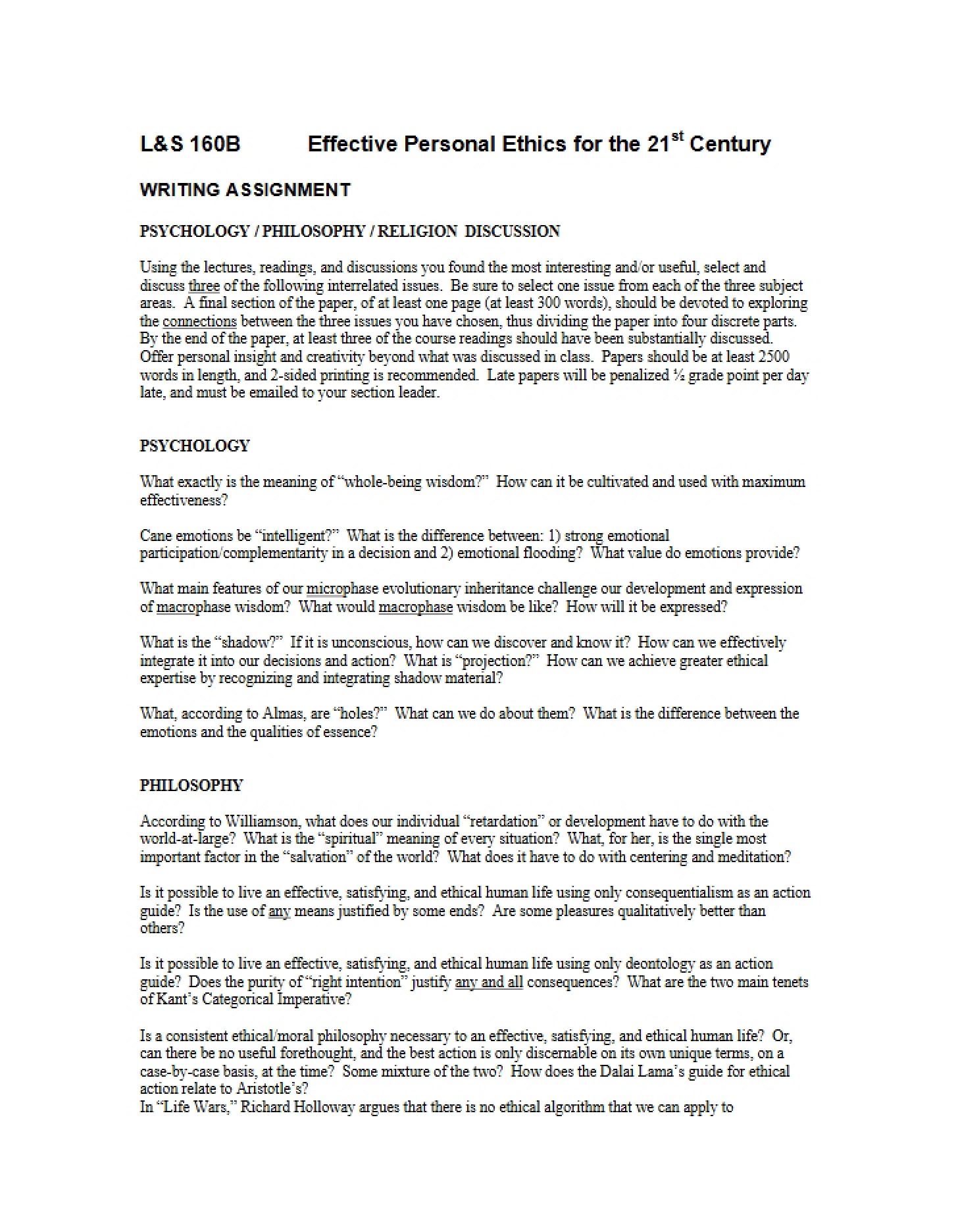 Assignment Writing