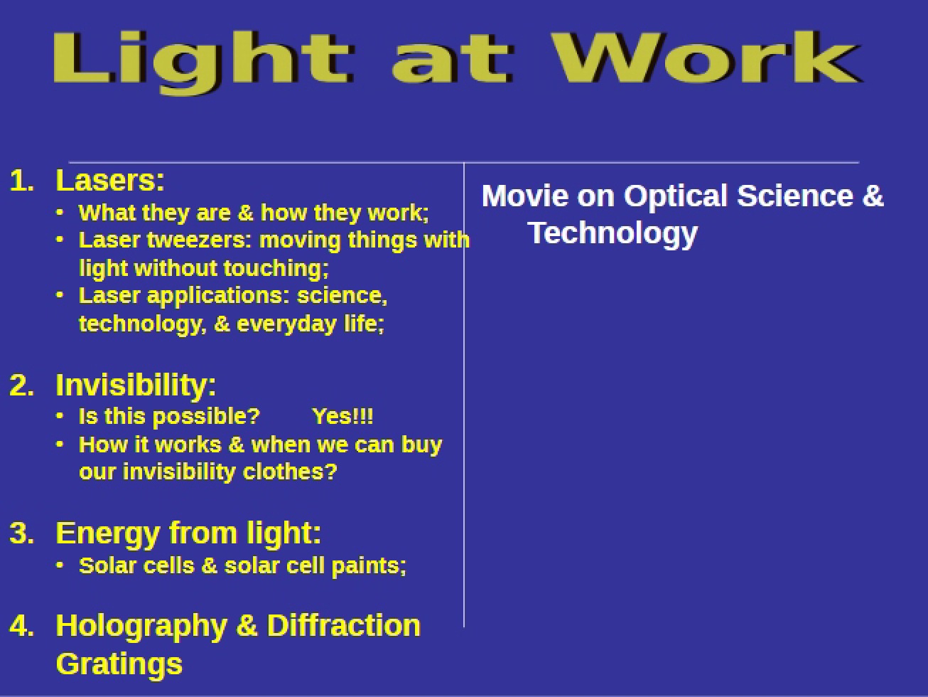 Light at Work