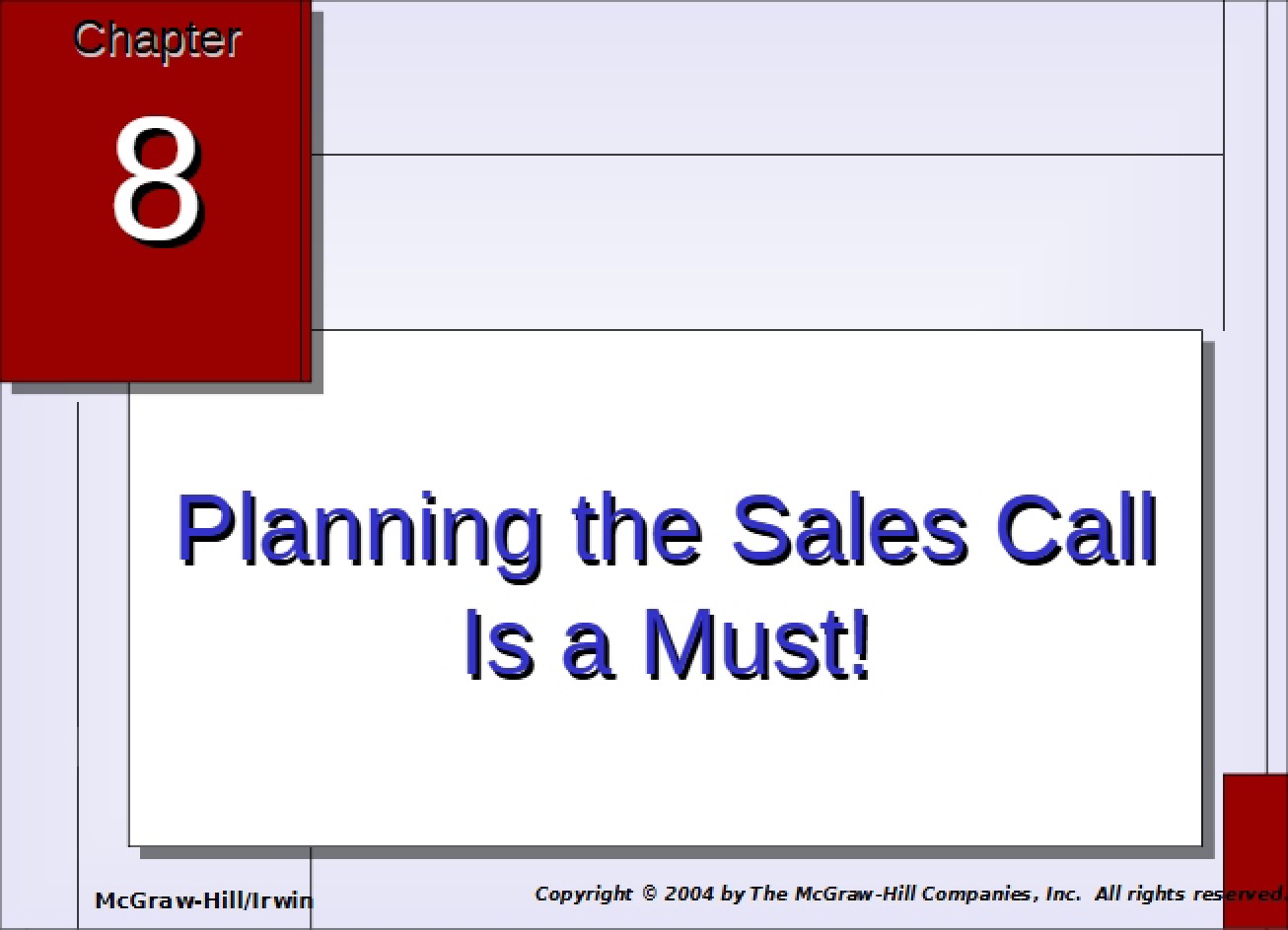 Strategic Planning for Sales Consultations