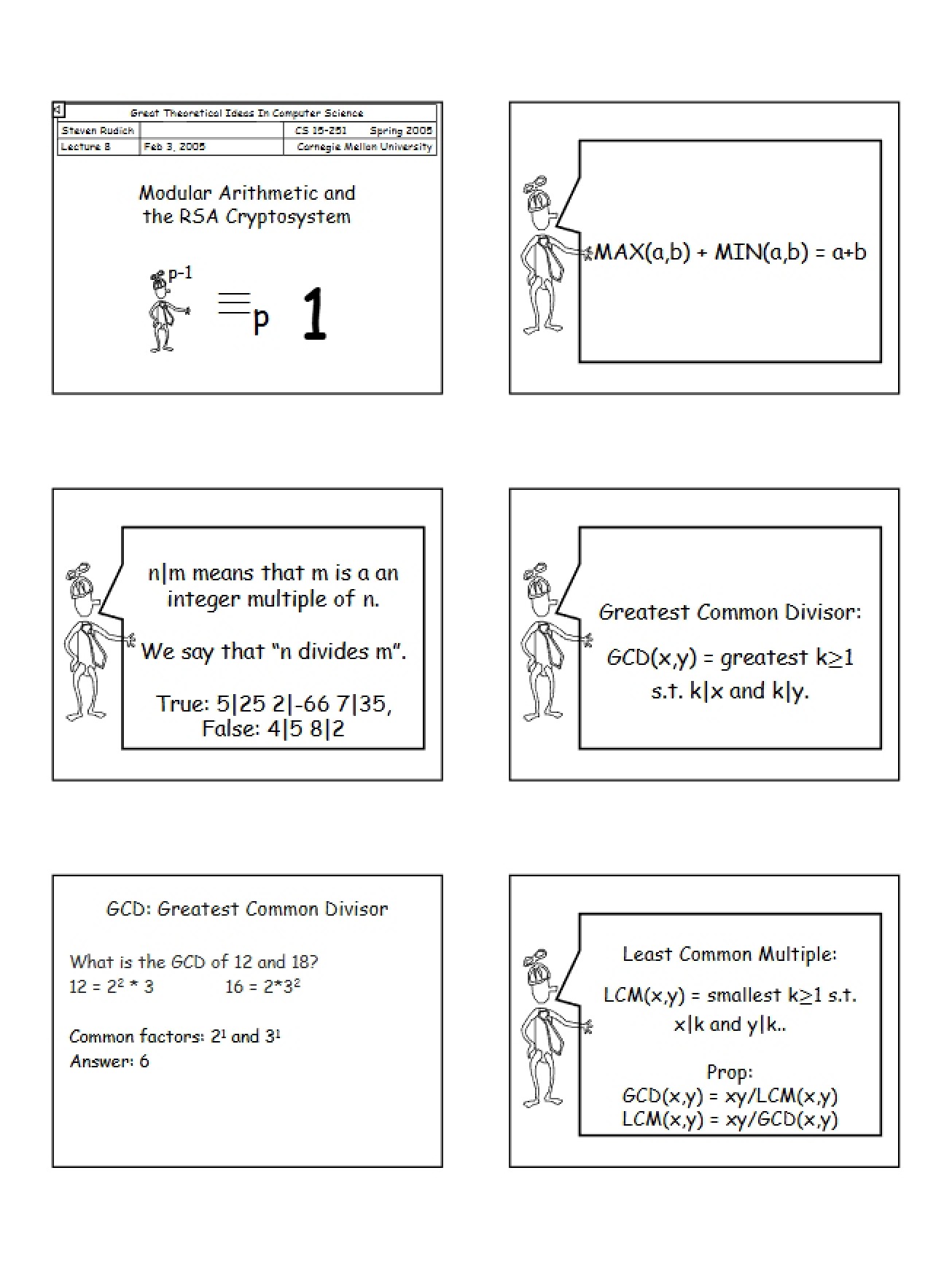 RSA Cryptosystem and Modular Arithmetic