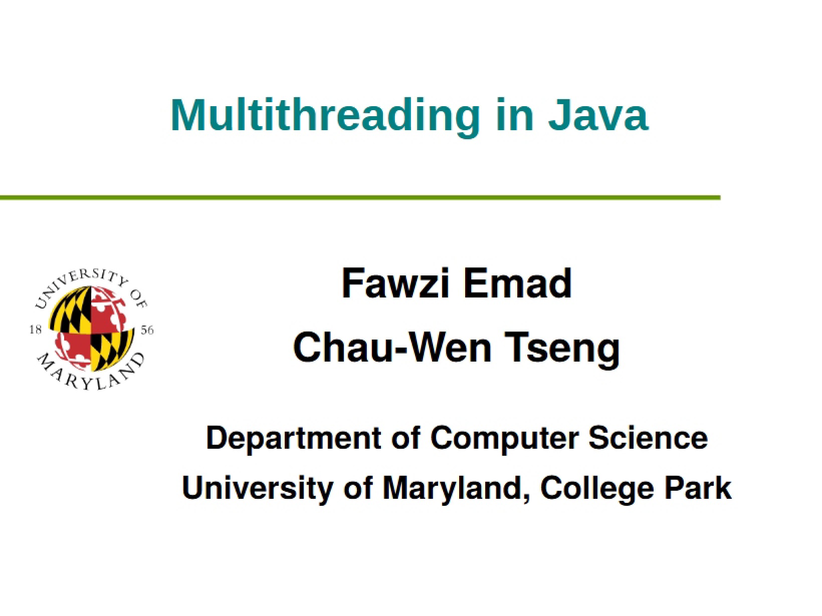 Java Multithreading Concepts
