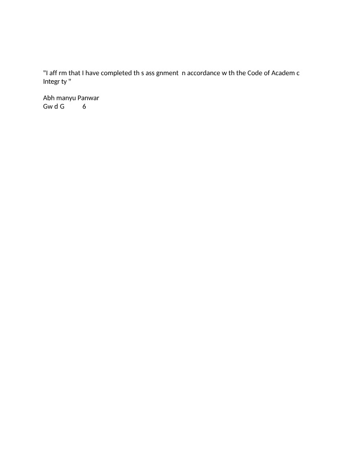 Final Agile Assignment