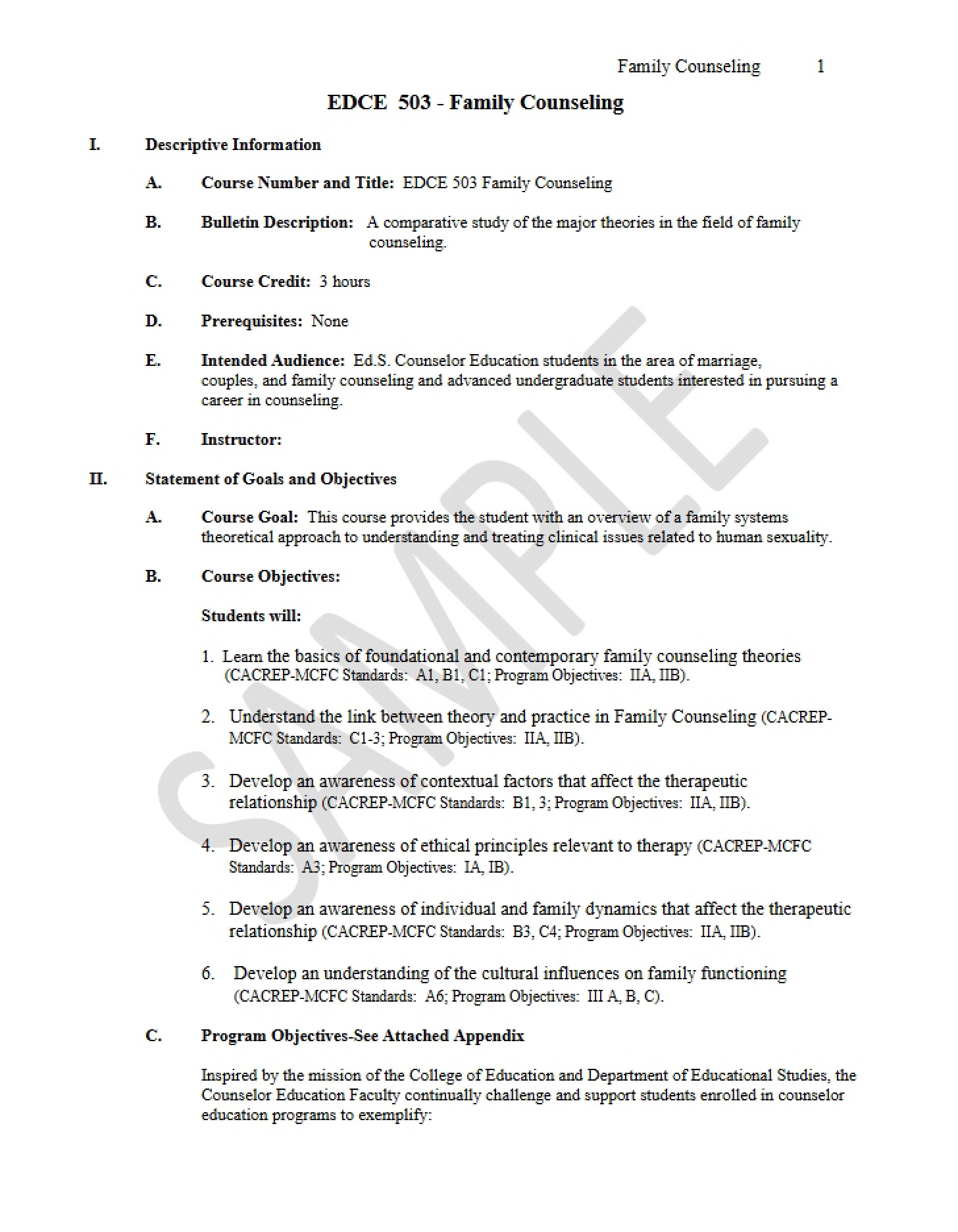Syllabus for EDCE Five-Oh-Three