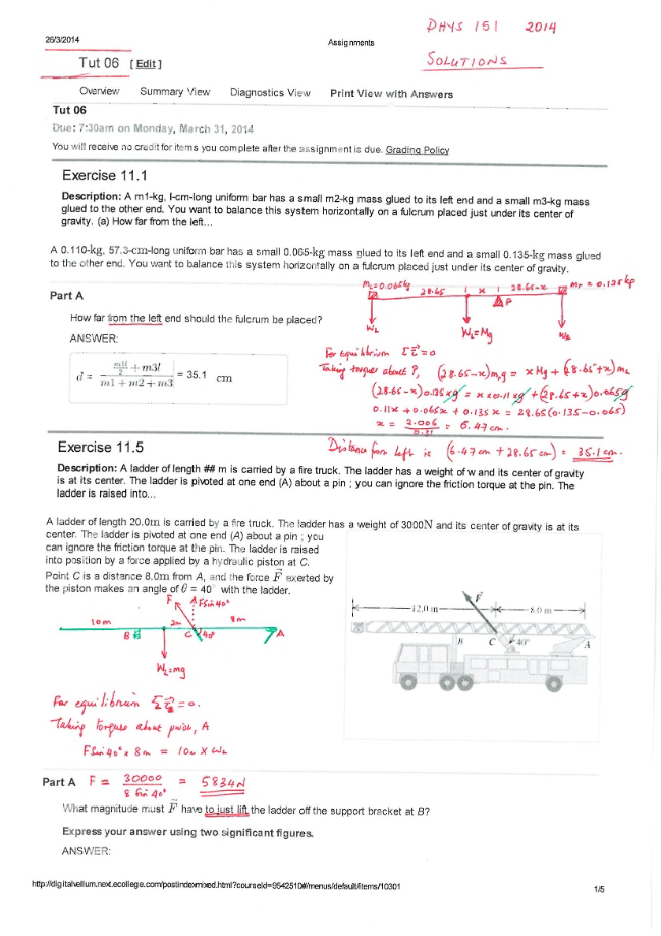 Course Assignments