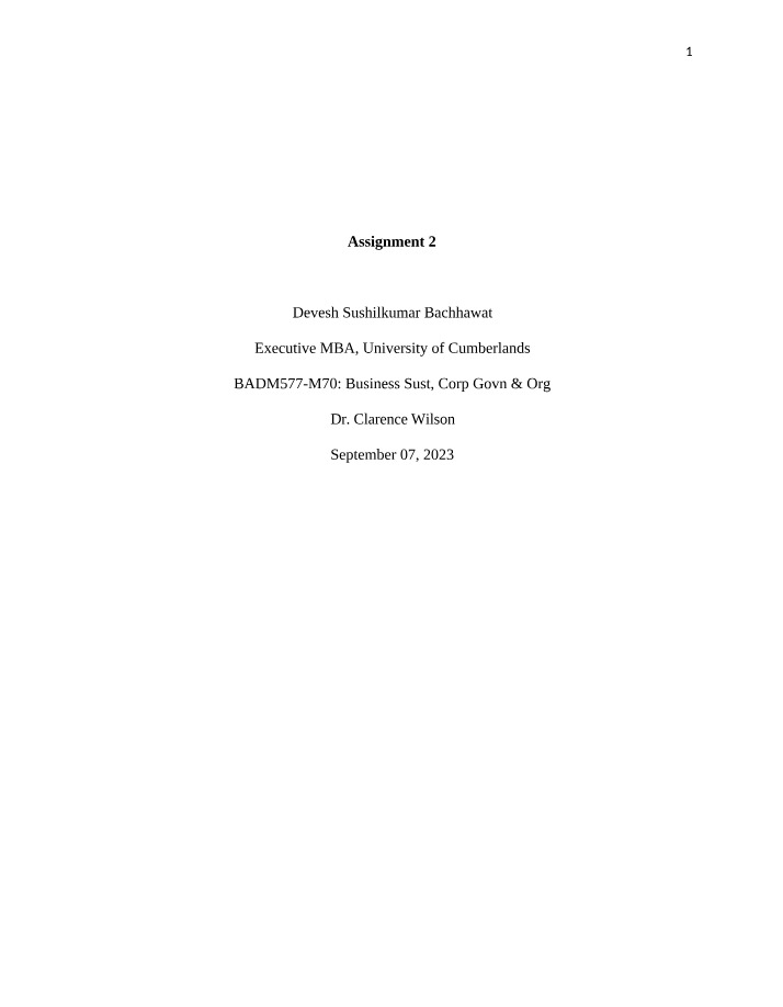 Corporate Social Responsibility Concepts