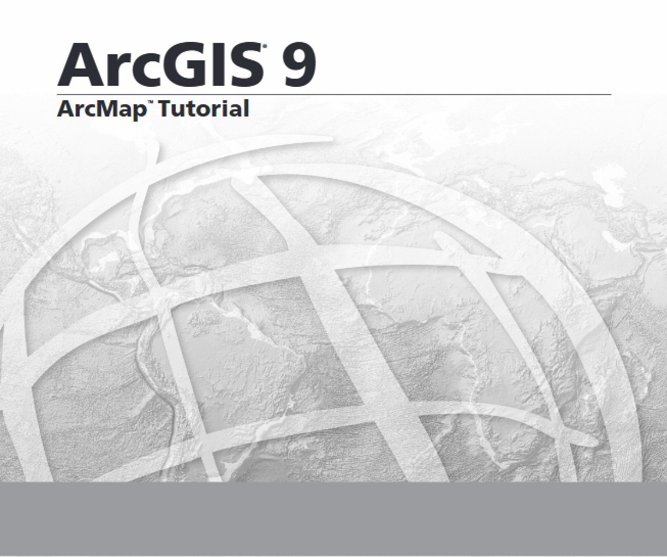 Tutorial for ArcMap