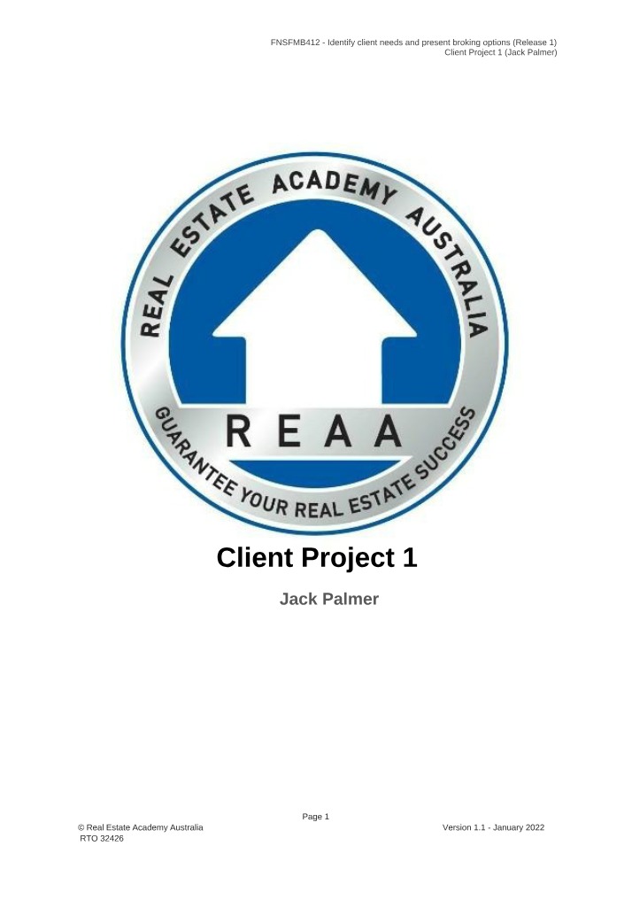 Project One Client