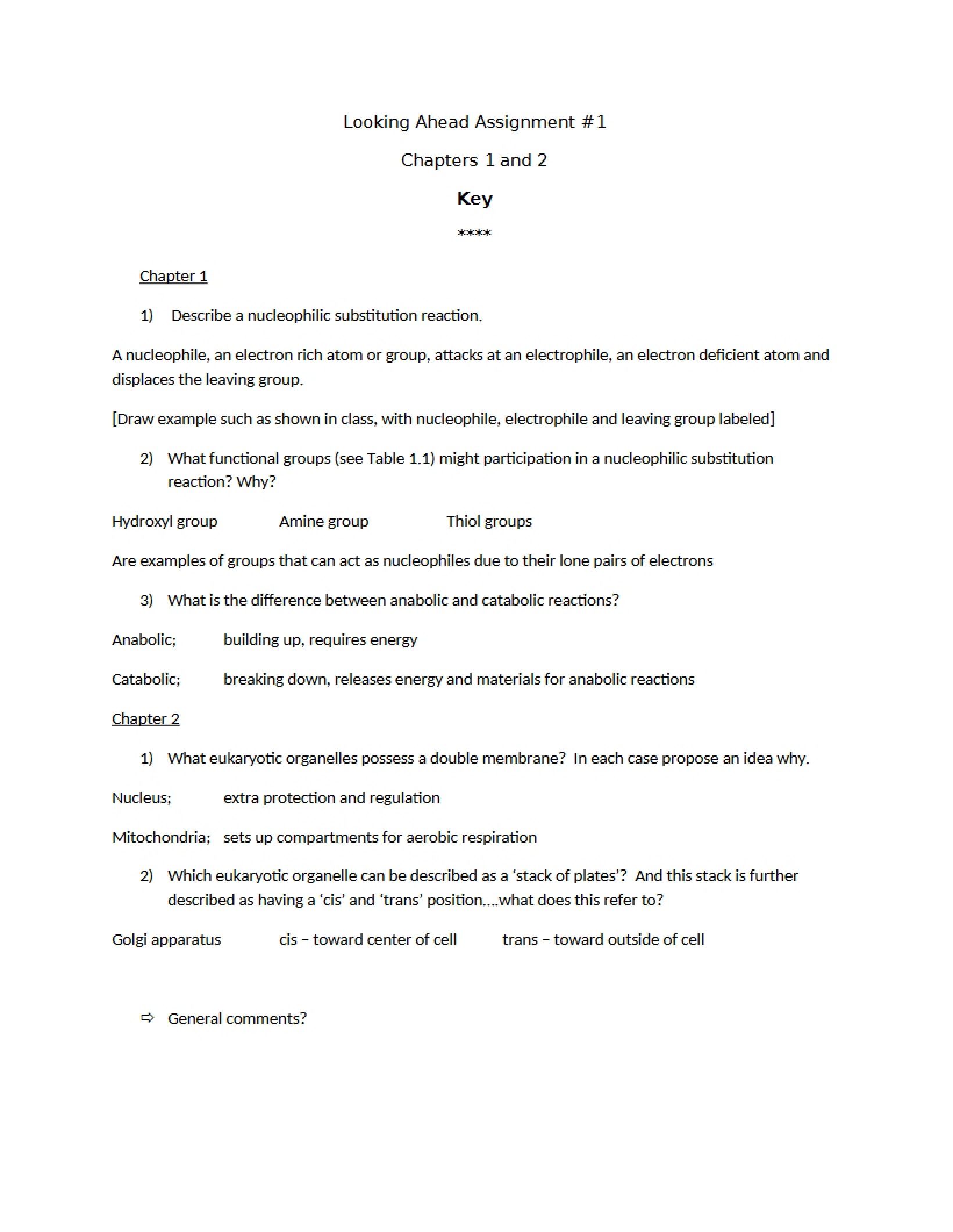 Review of Chapters 1 and 2