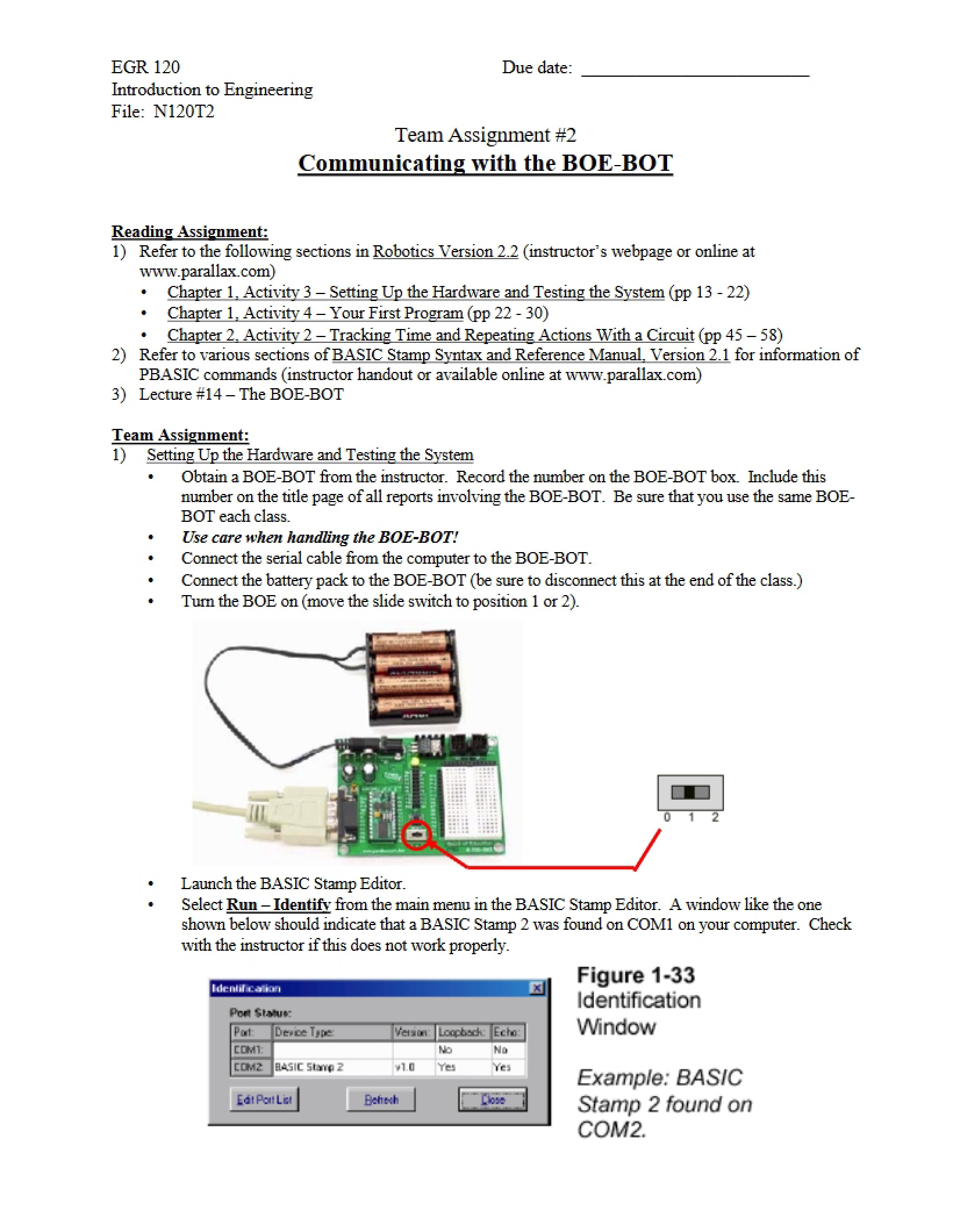 BOE BOT Communication