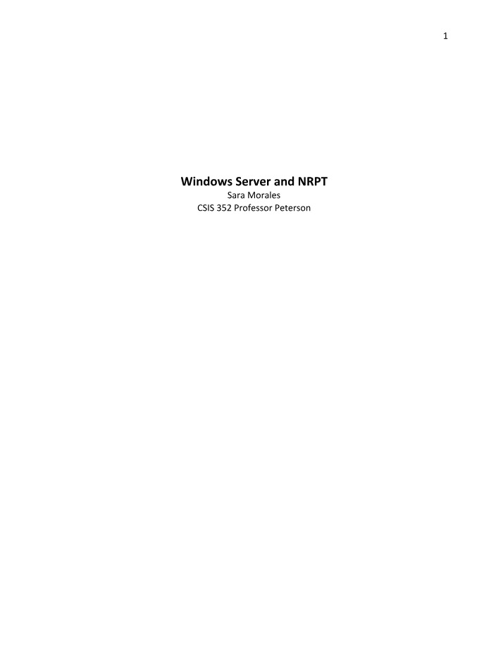 Windows Server 2016 - NRPT Rule and Domain Controller