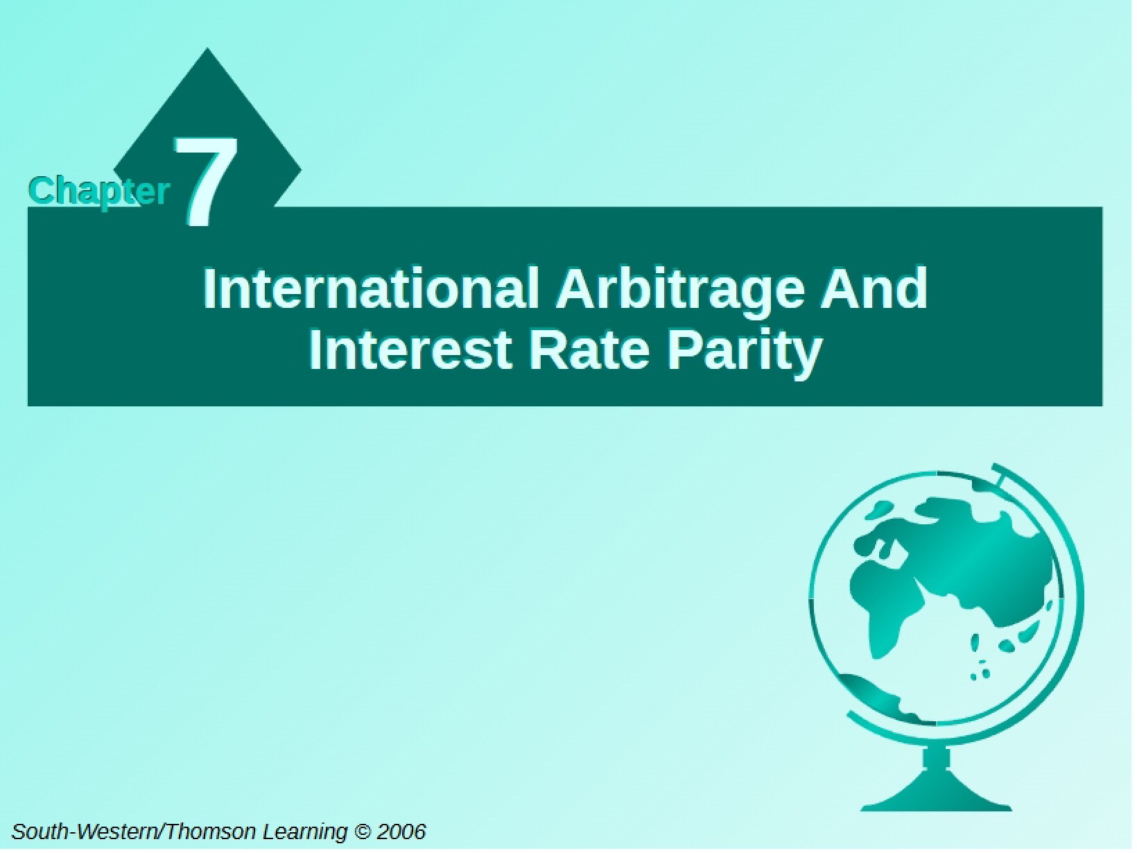 Interest Rate Parity and International Arbitrage