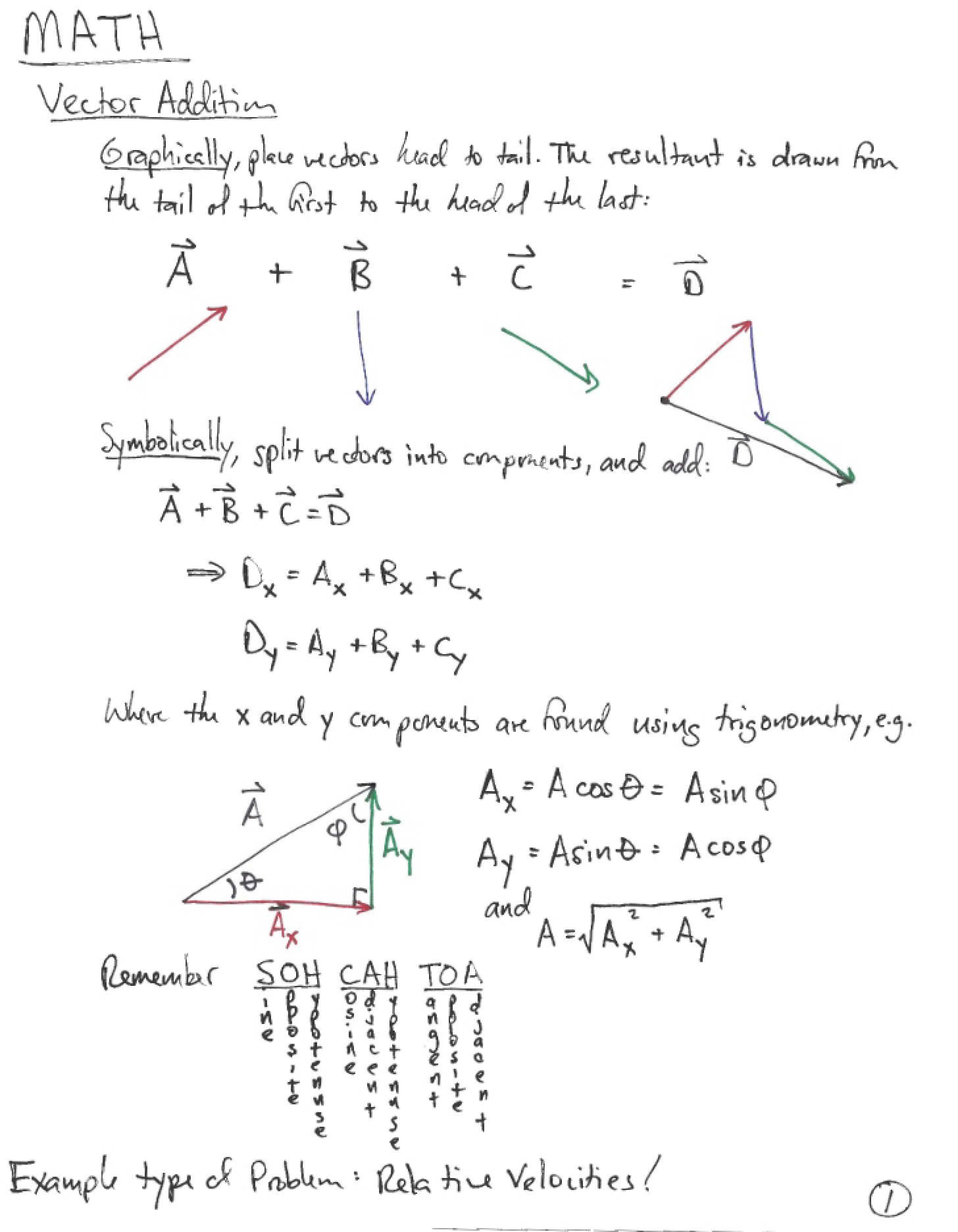 Class Handout 11