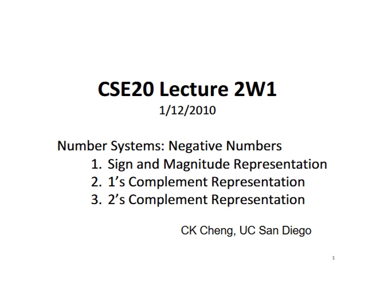 Discrete Structures Lecture