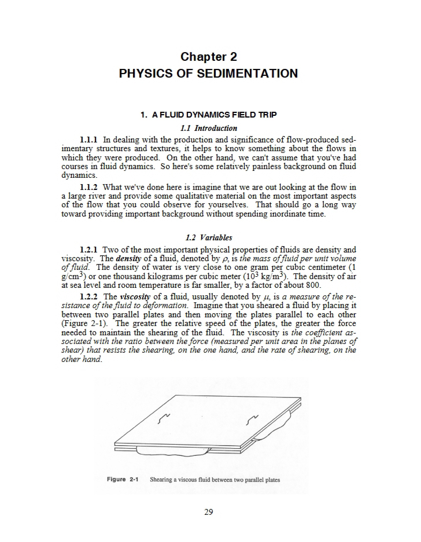 Sedimentation Physics