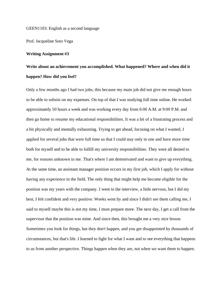 GEEN1103 Written Assignment 3