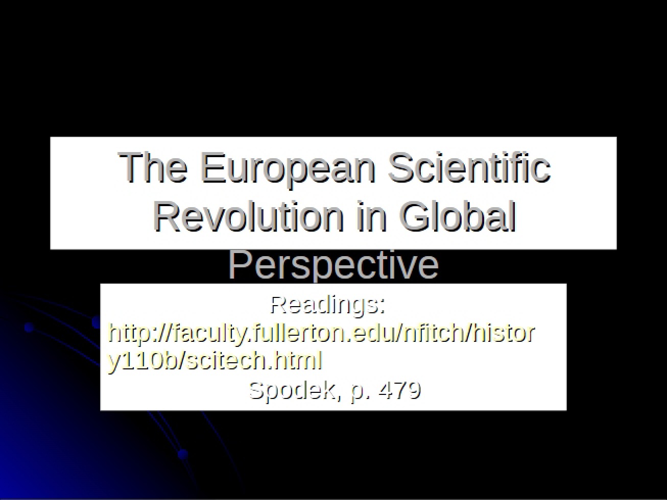 Global Perspectives on the Scientific Revolution in Europe (7)