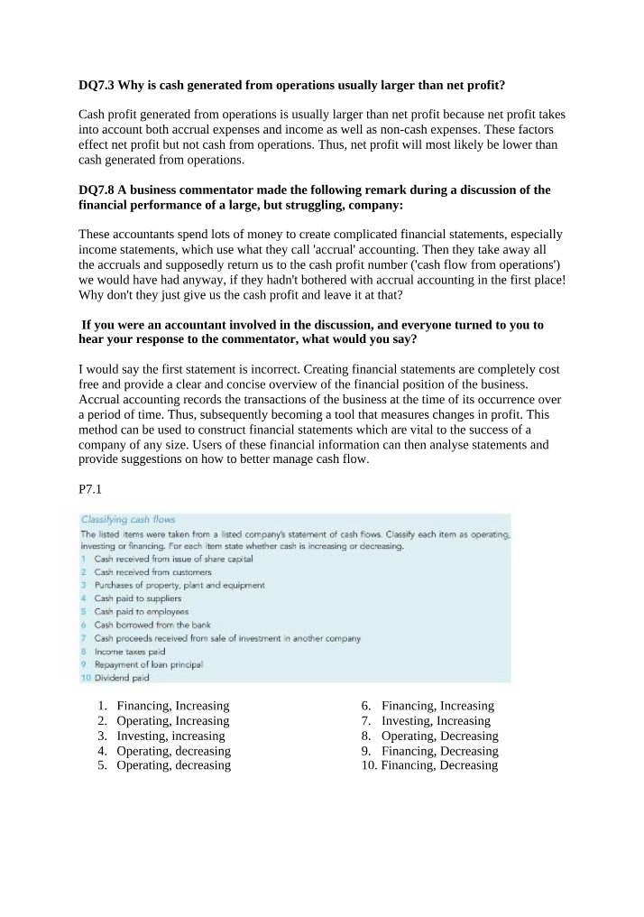 Week 8 Tutorial Homework Questions