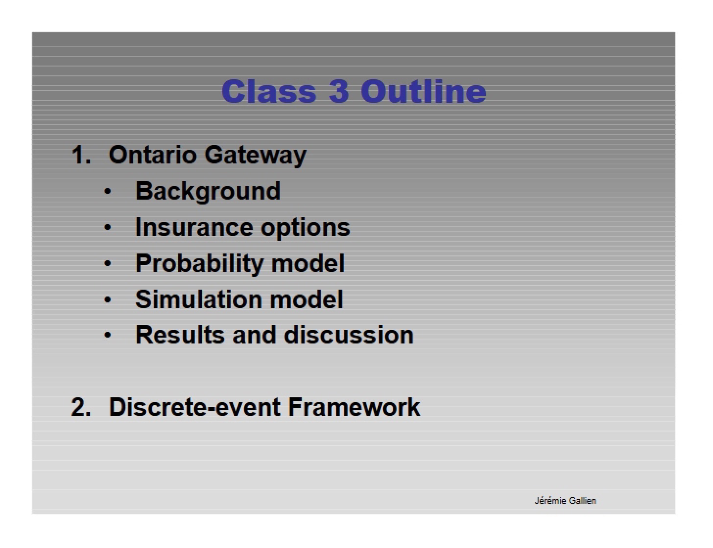 Gateway to Ontario Project