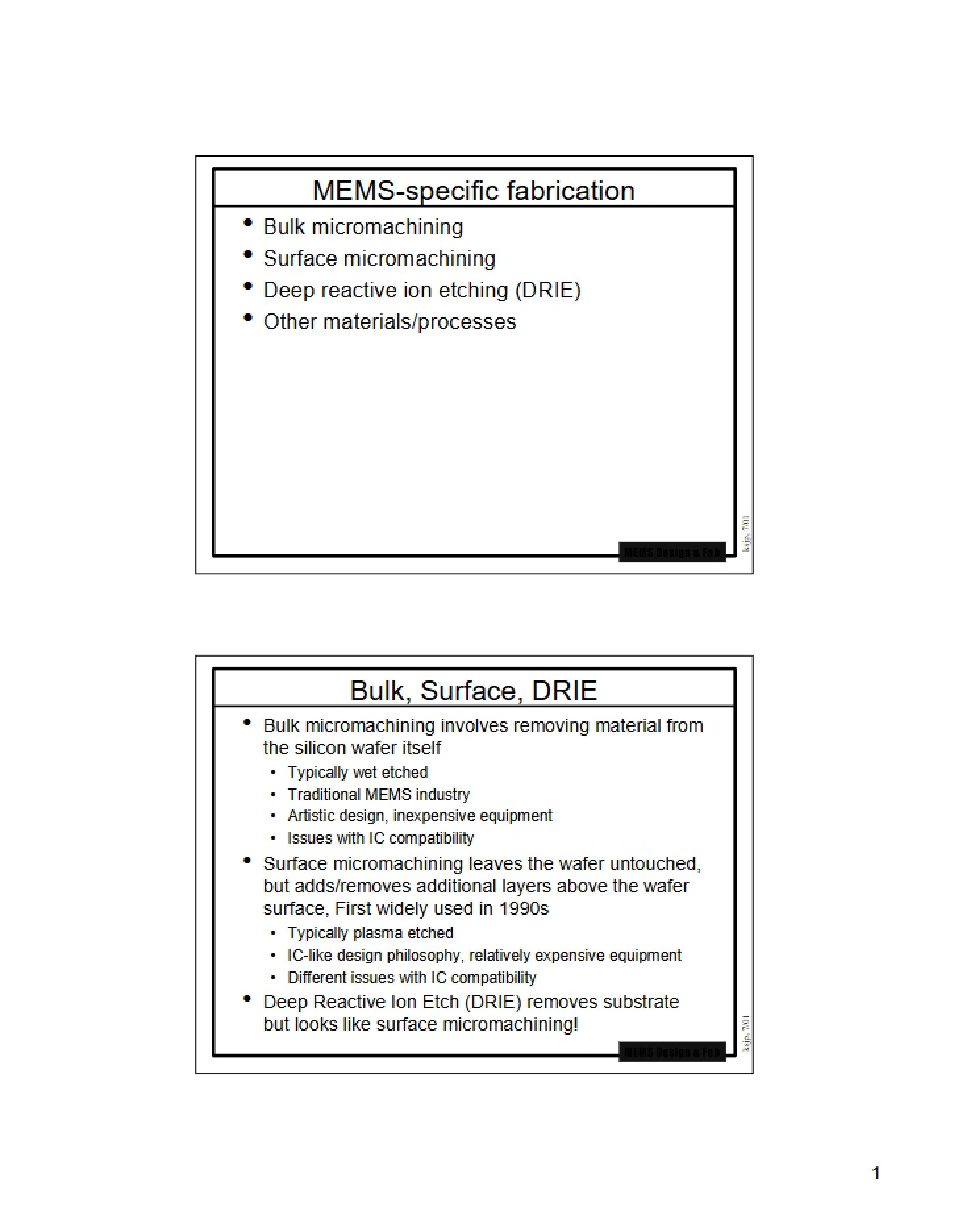 Brief Notes