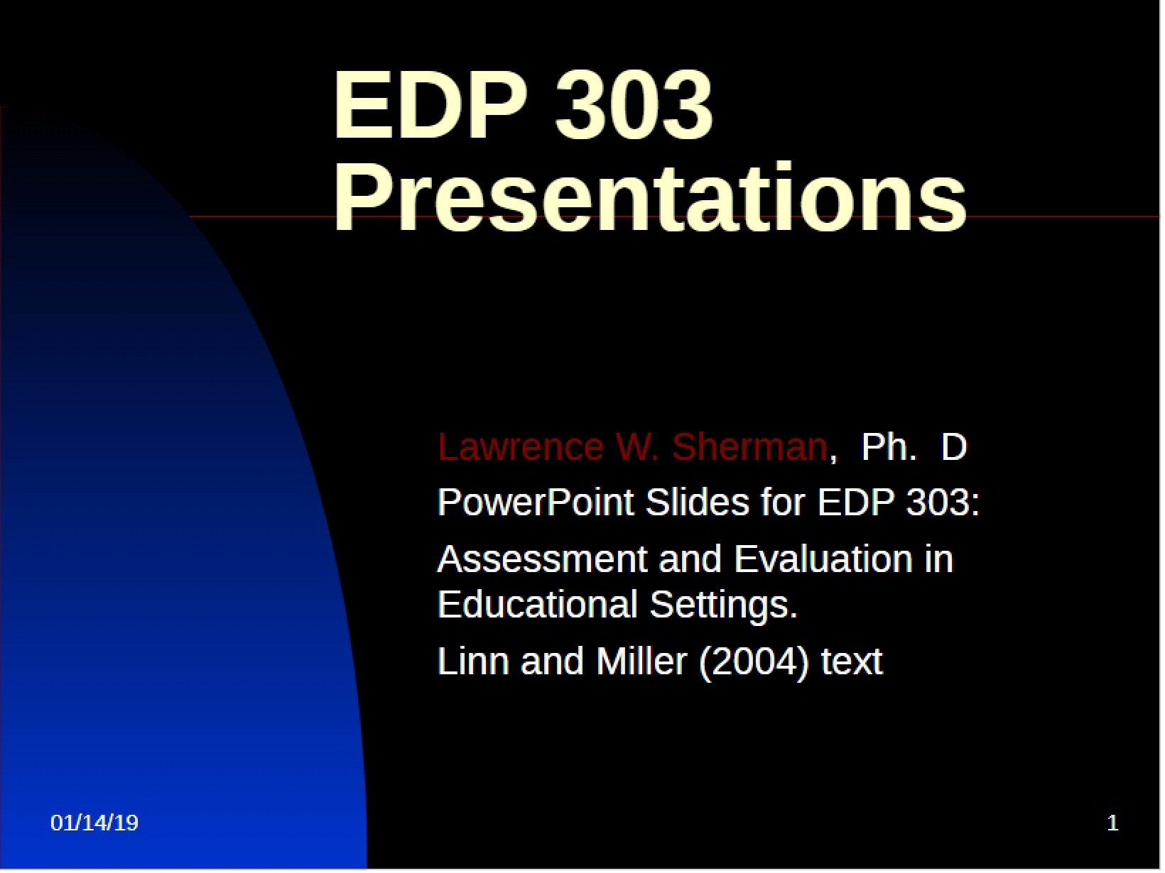Assessment and Evaluation Lecture Notes