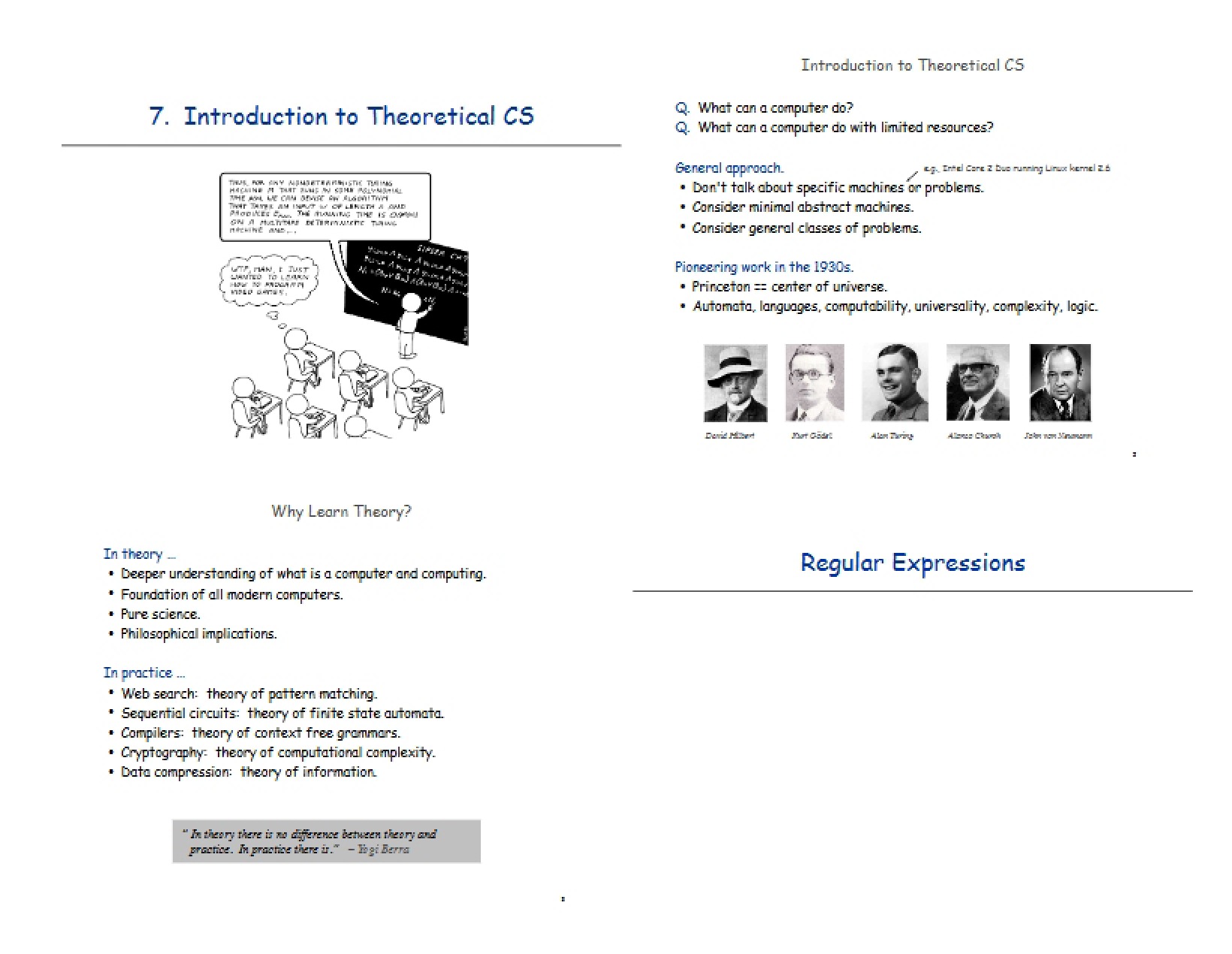 Theoretical CS Intro