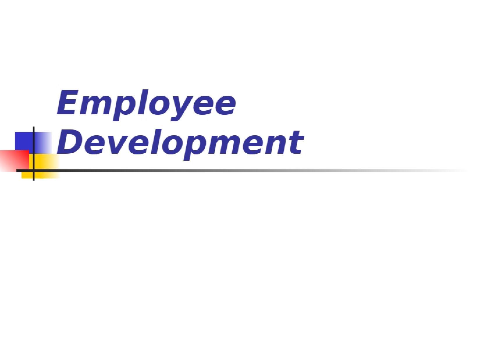 Developing Employees