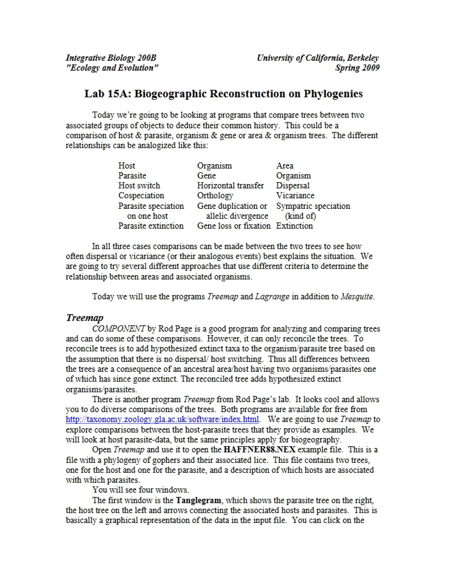 TreemapBiogeography