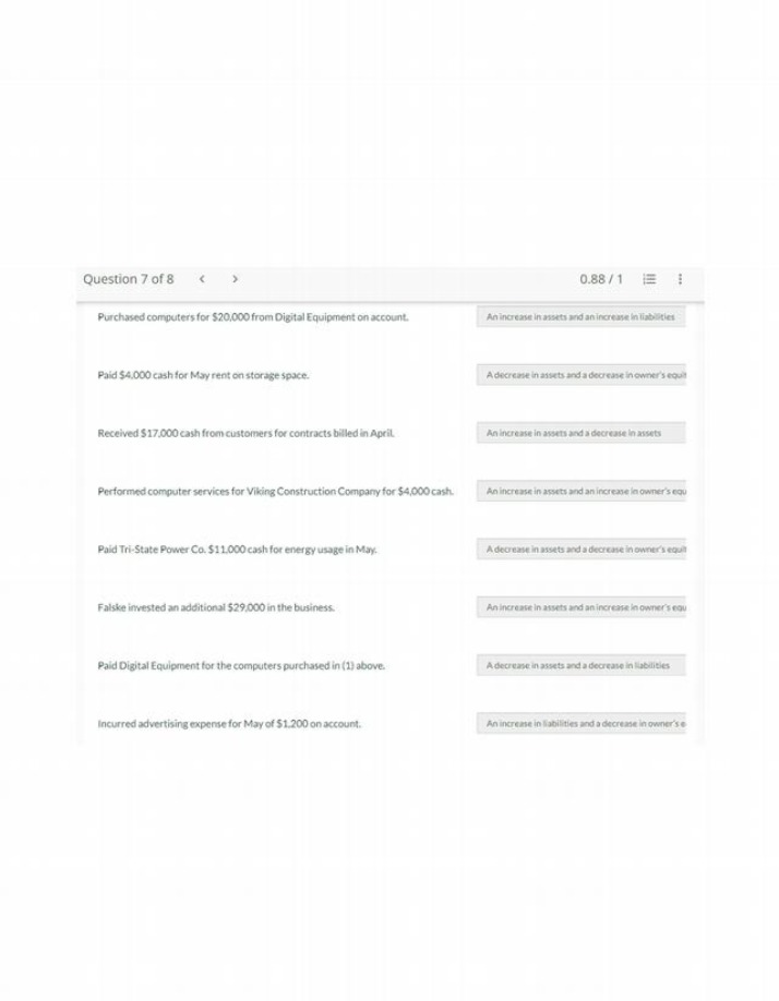 Practice Problems for Accounting Transactions