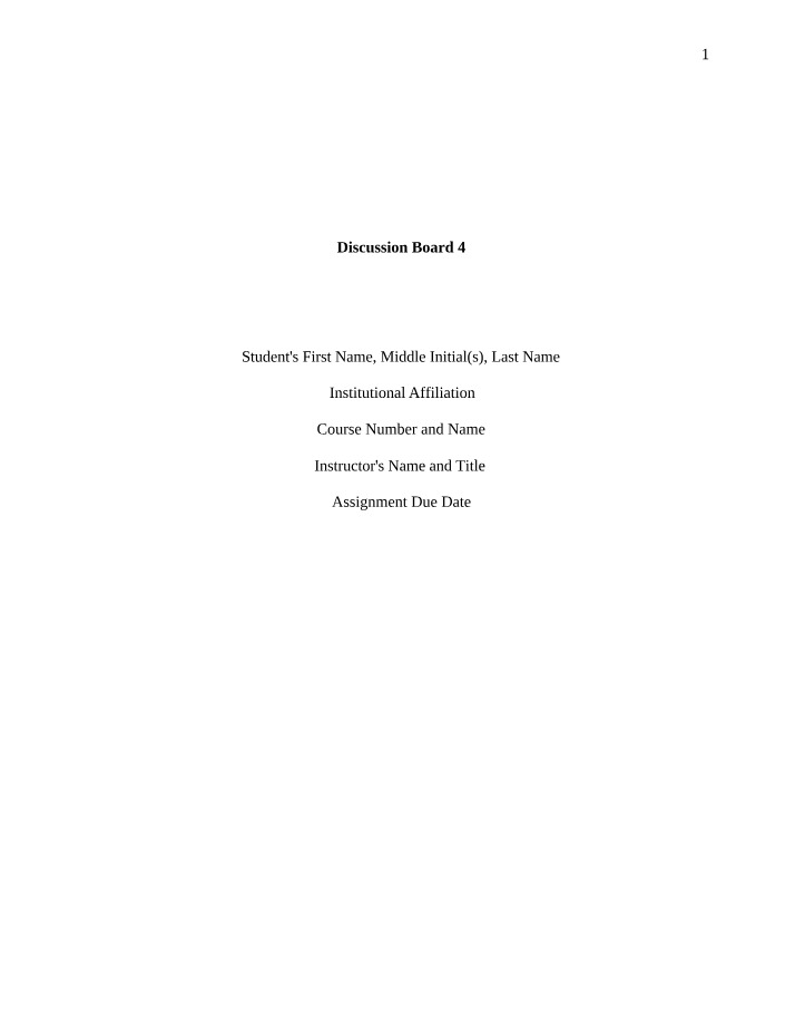 DB 4 - Promoting Good Health and Well-being and Reducing Healthcare Costs