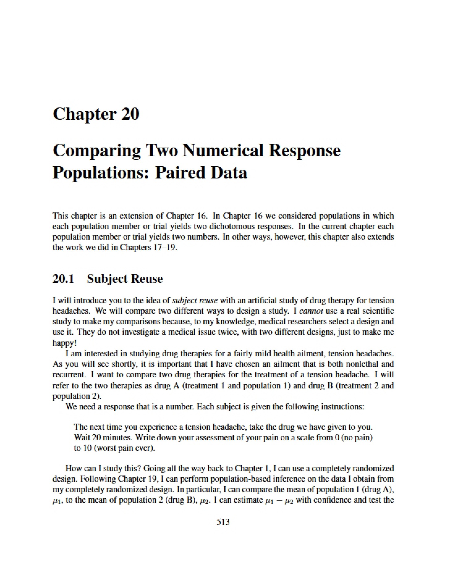 Chapter Twenty Notes