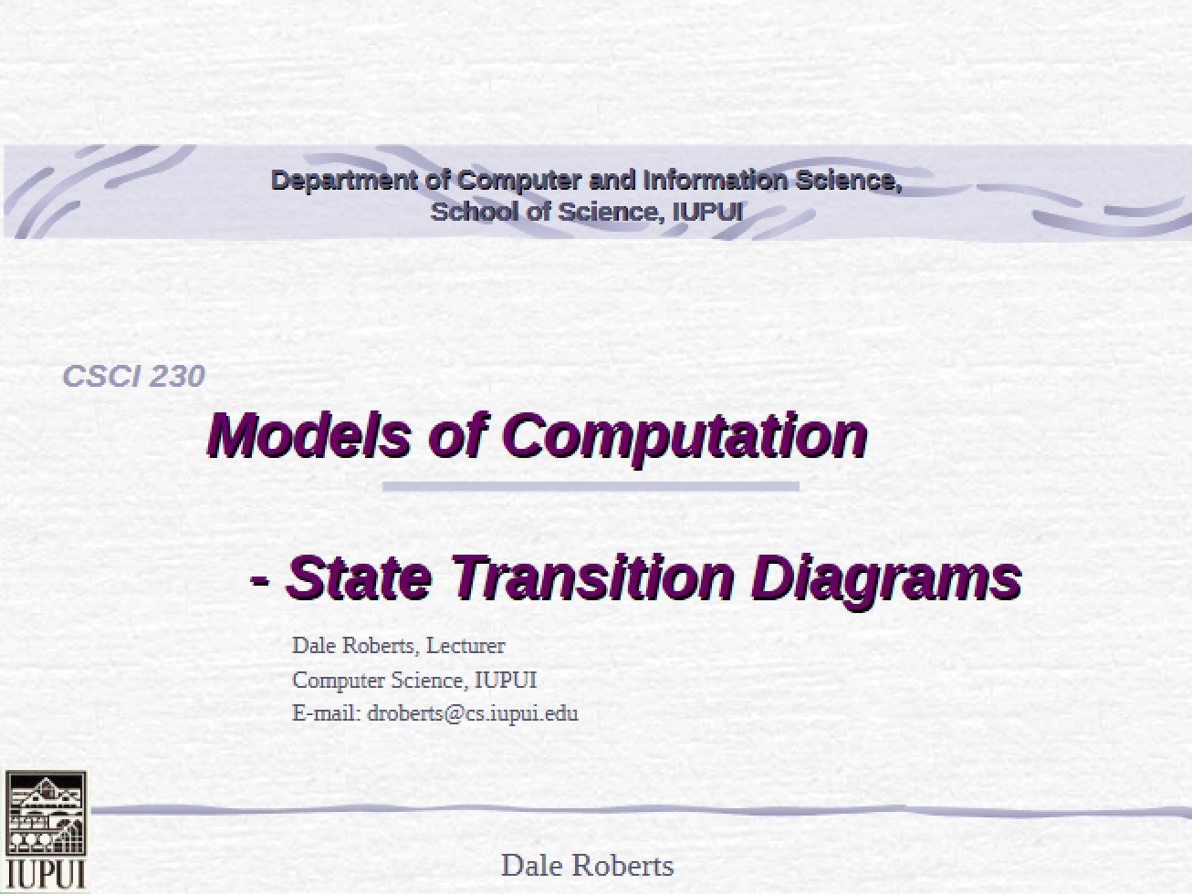 Computational Modeling