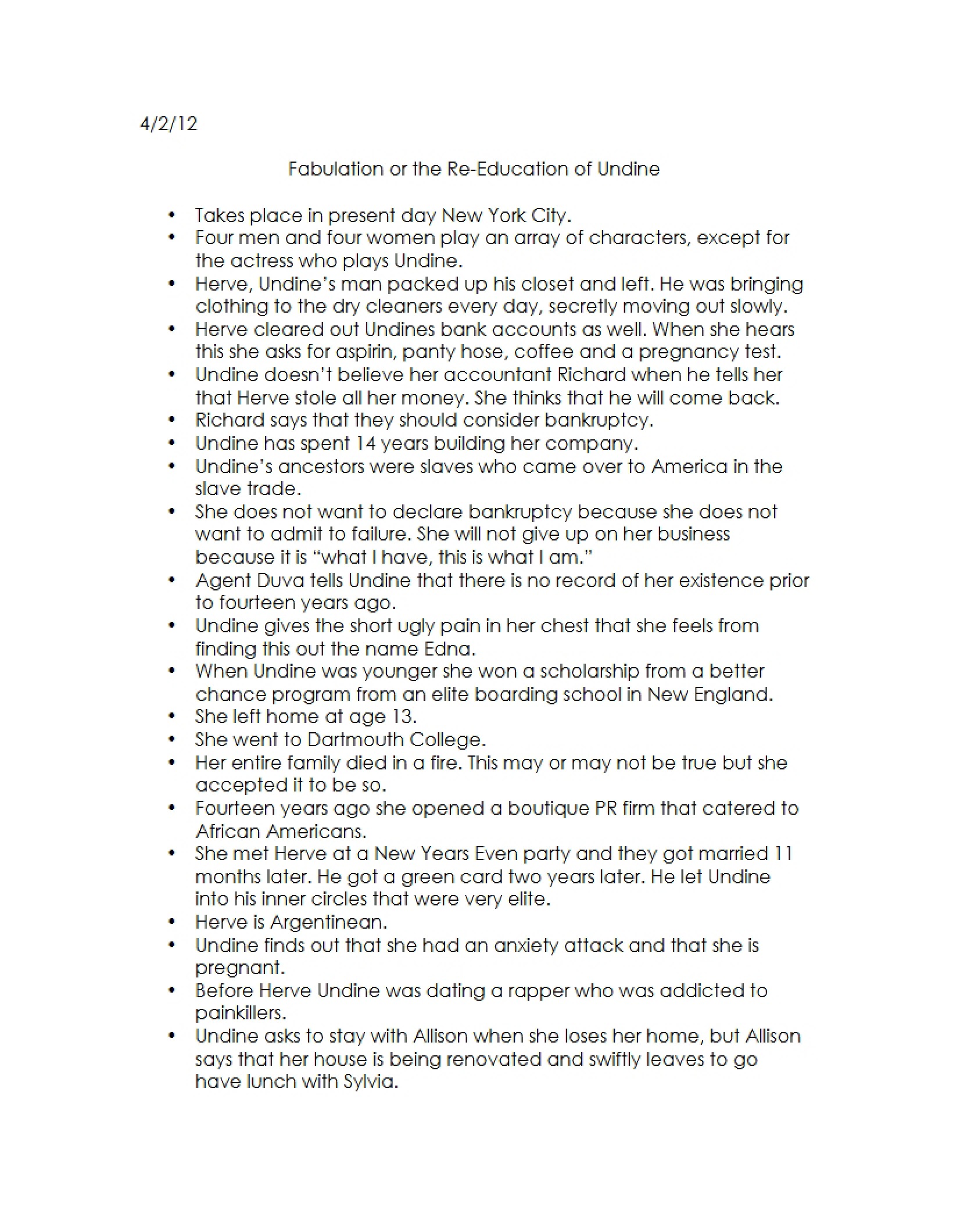 Multicultural Drama Notes