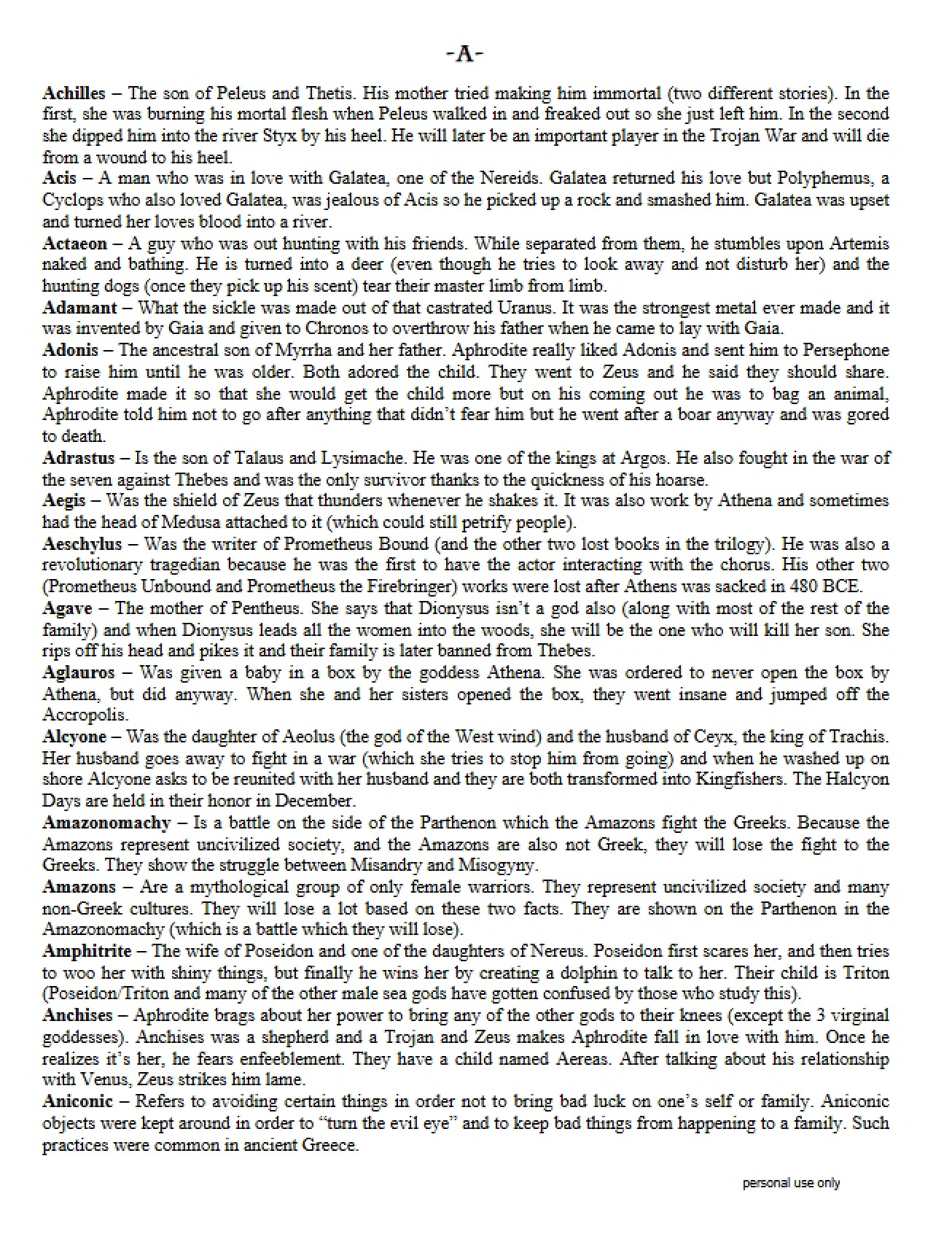 Collection of Lecture Notes