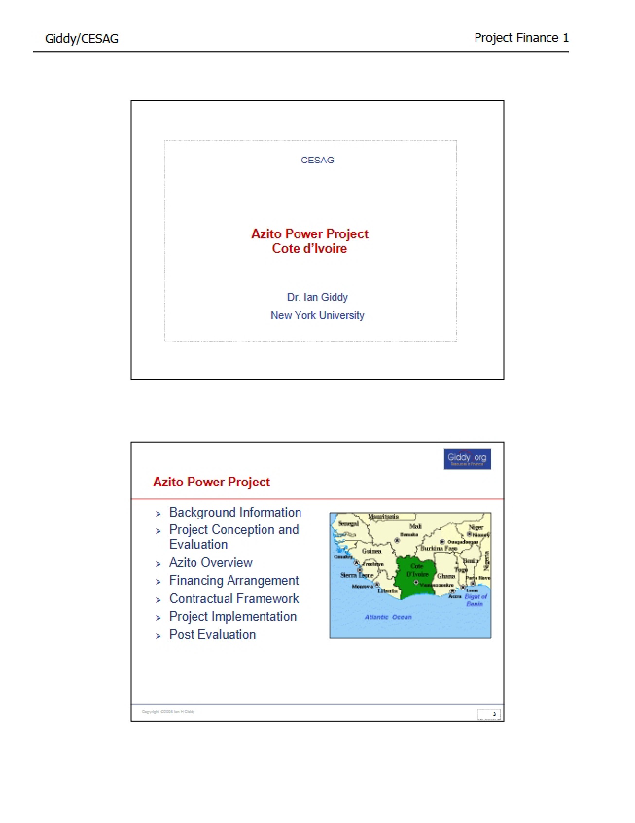 Project Azito Power